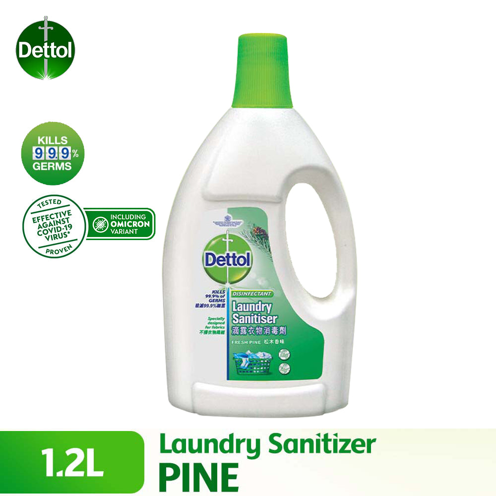 DETTOL ANTI-BACTERIAL LAUNDRY SANITISER PINE 1.2L