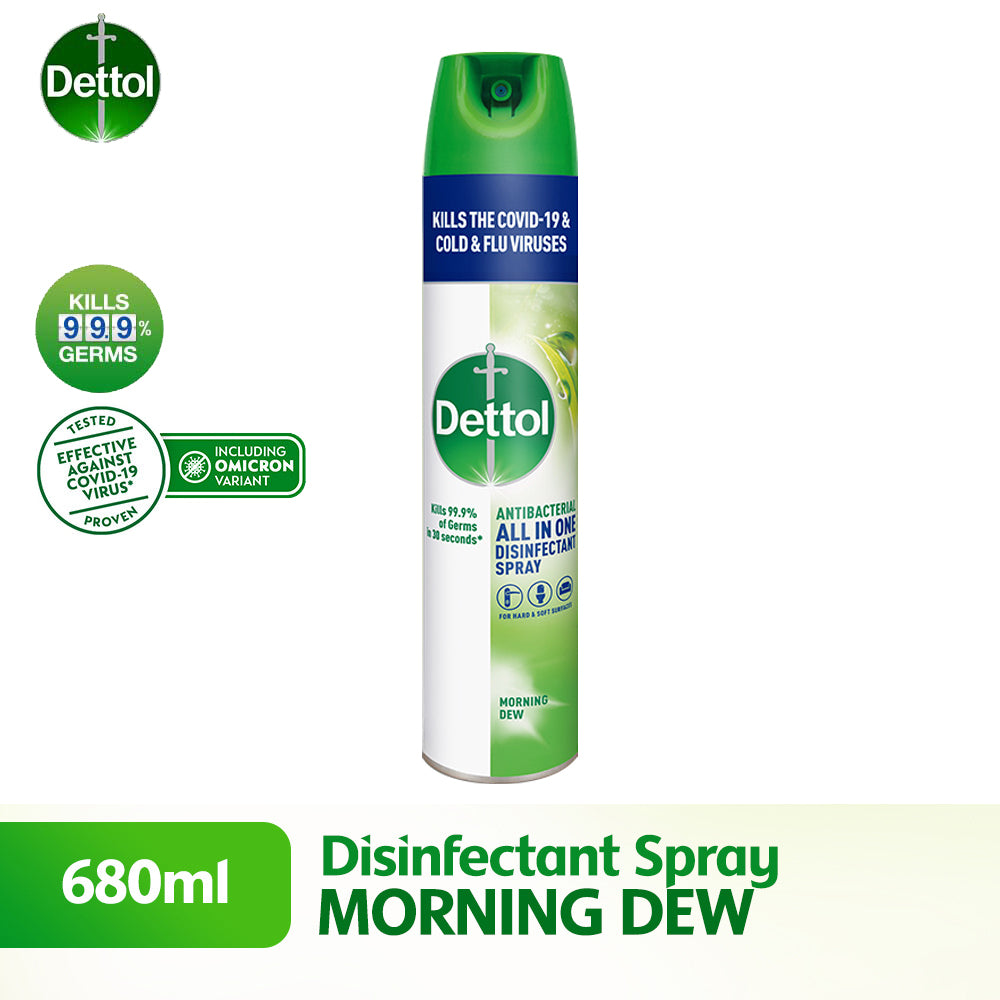 Dettol Antibacterial Disinfectant Spray 680ml Morning Dew