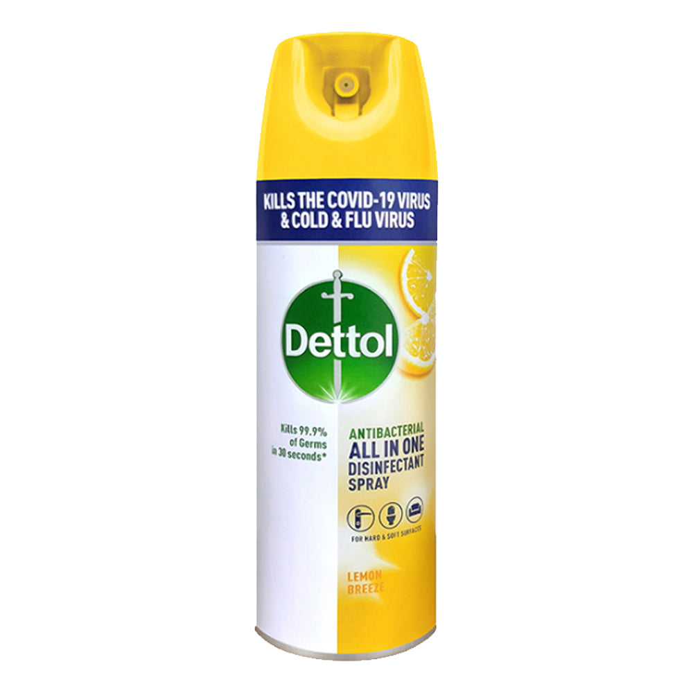 Dettol Antibacterial Disinfectant Spray 450ml Lemon Breeze