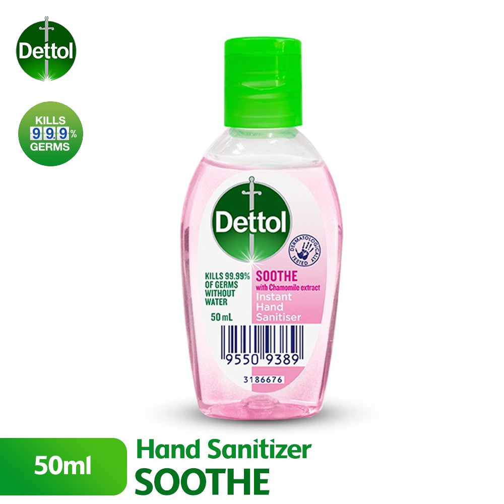 DETTOL HAND SANITIZER SOOTHE 50ML