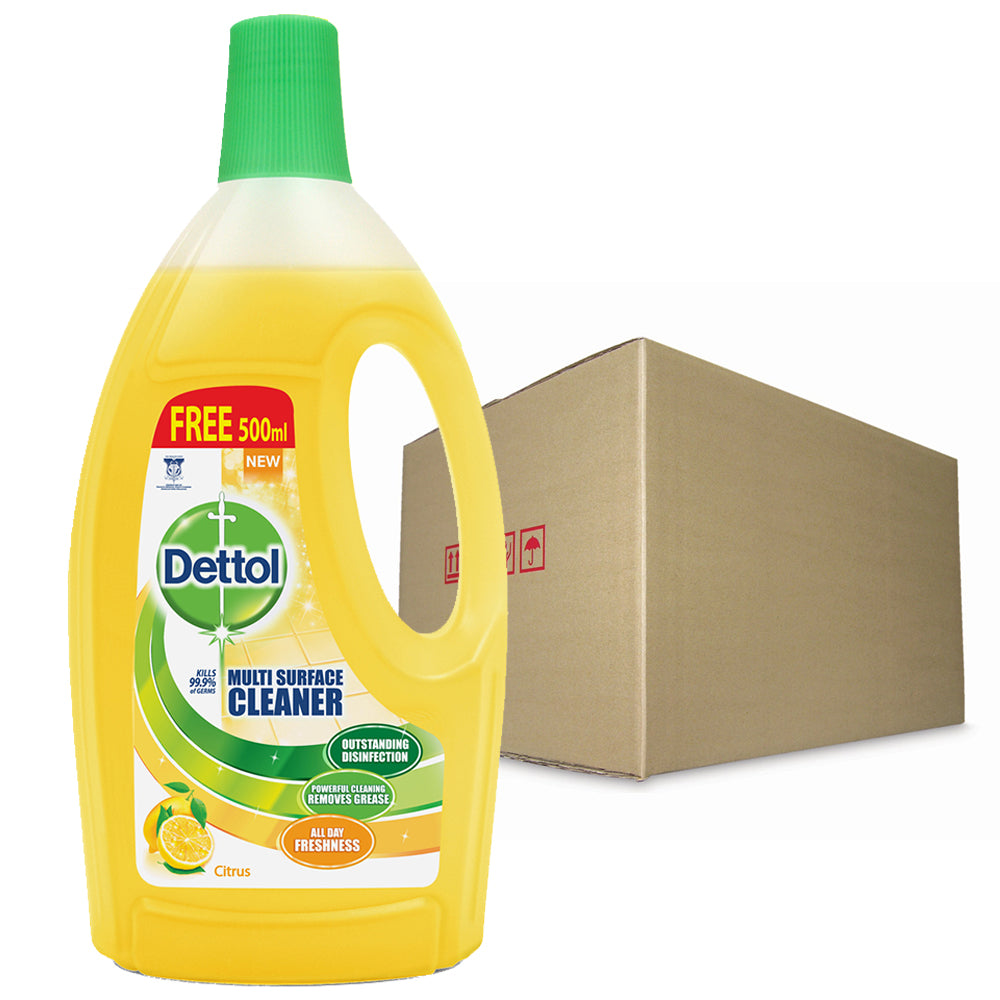 Dettol Multi Action Cleaner Citrus 1.5Litre Free 500ml