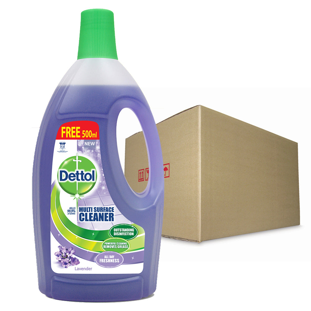 Dettol Multi Action Cleaner Lavender 1.5Litre Free 500ml