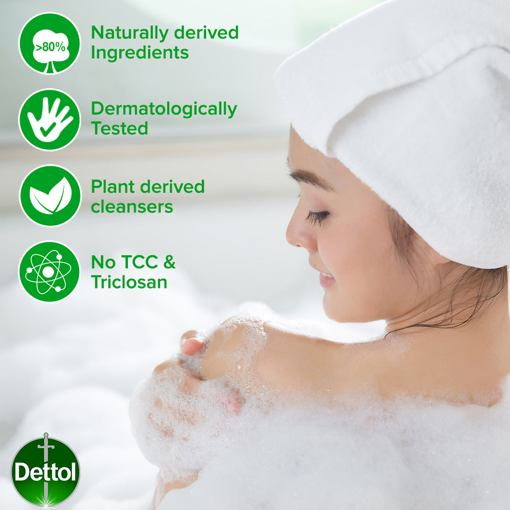 Dettol Antibacterial Body Bar Soap Original 60g x 3