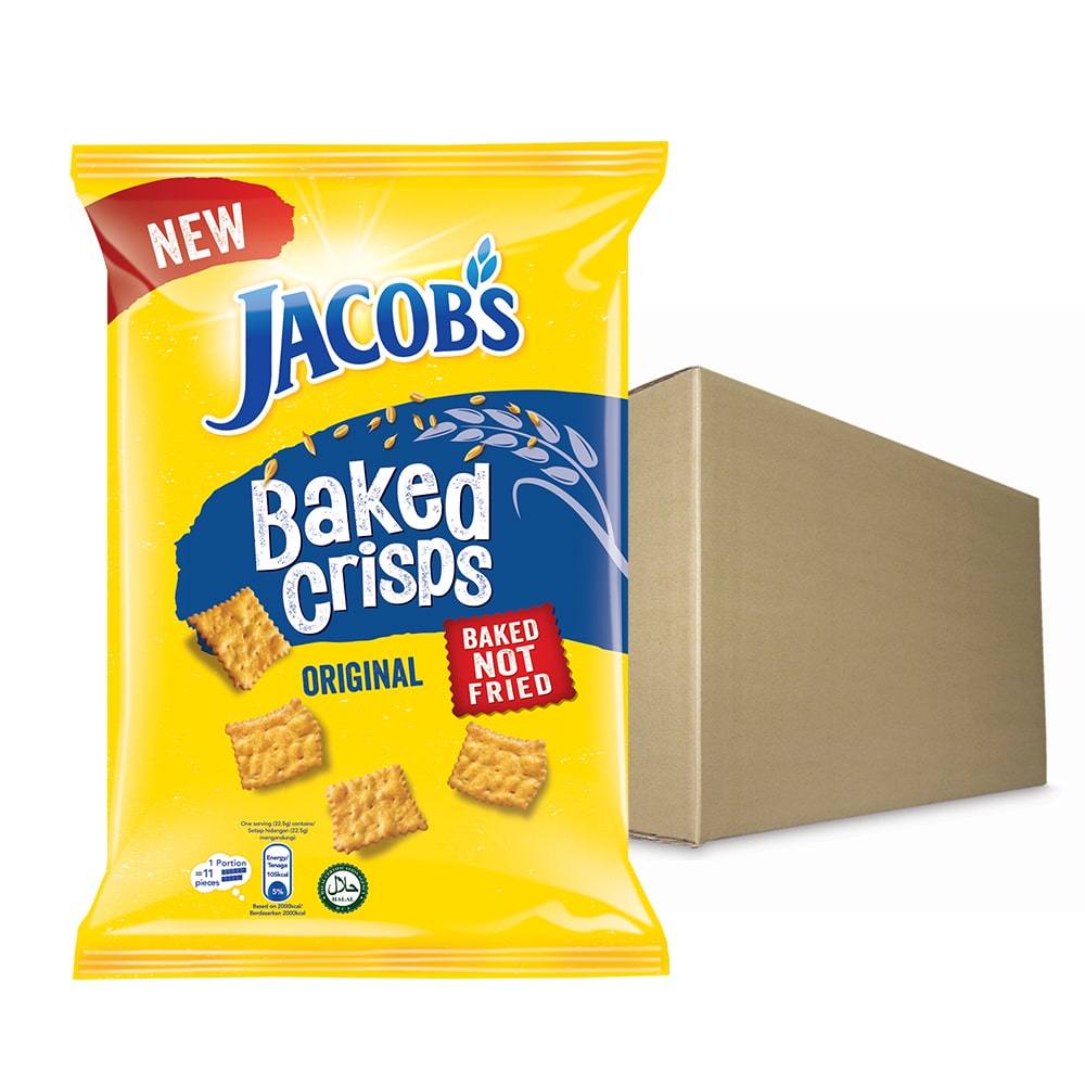 Jacob’s Baked Crisps 6 X 45G Original