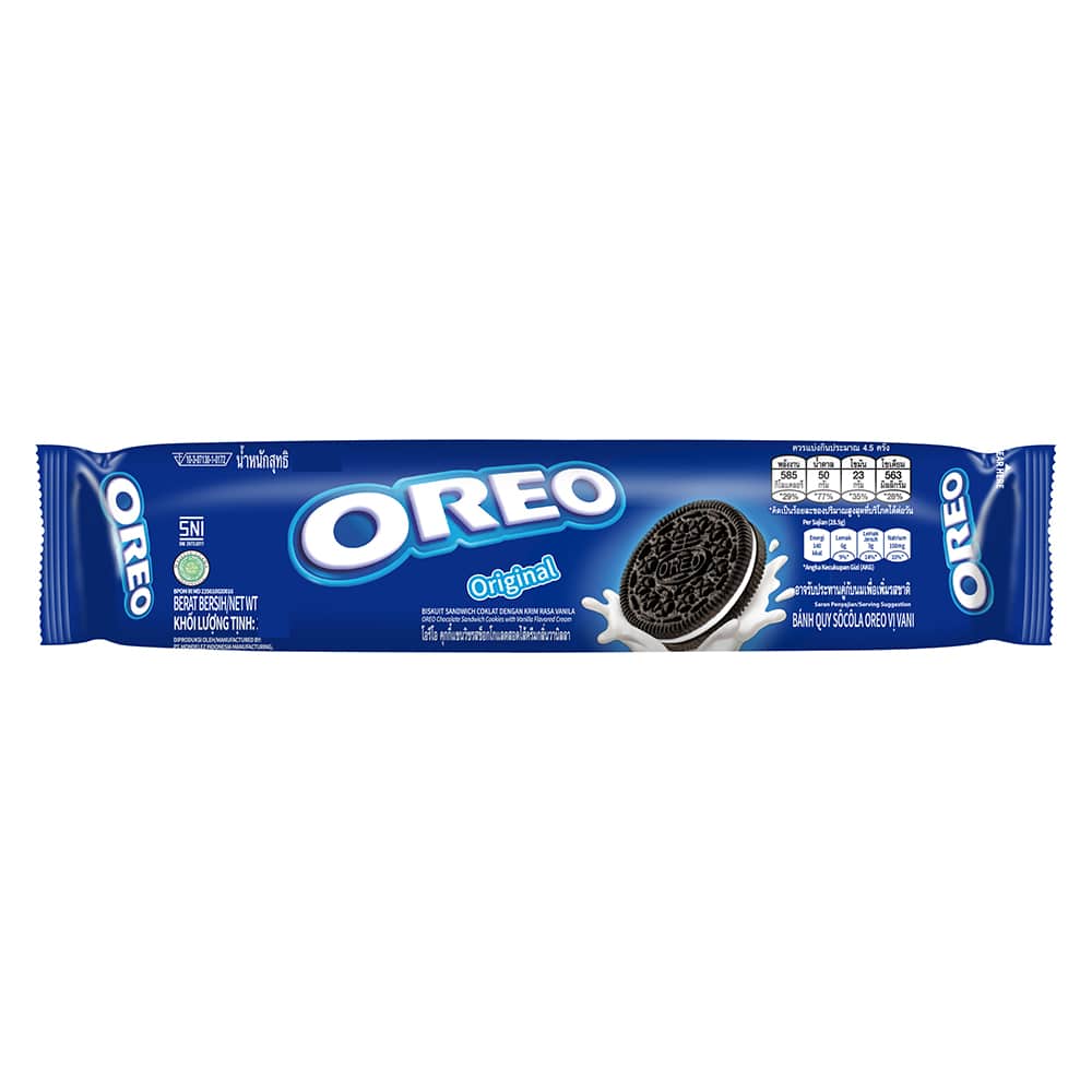 Oreo Original Chocolate Sandwich Cookies with Vanilla Flavored Cream 119.6g – 4300982