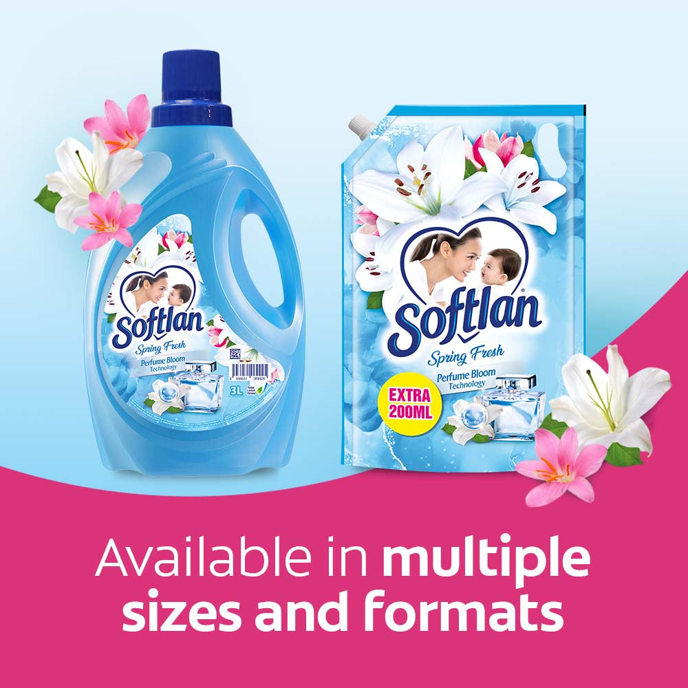 Softlan 抗皱春日清新(蓝色)衣物柔顺剂 5L – 1108696
