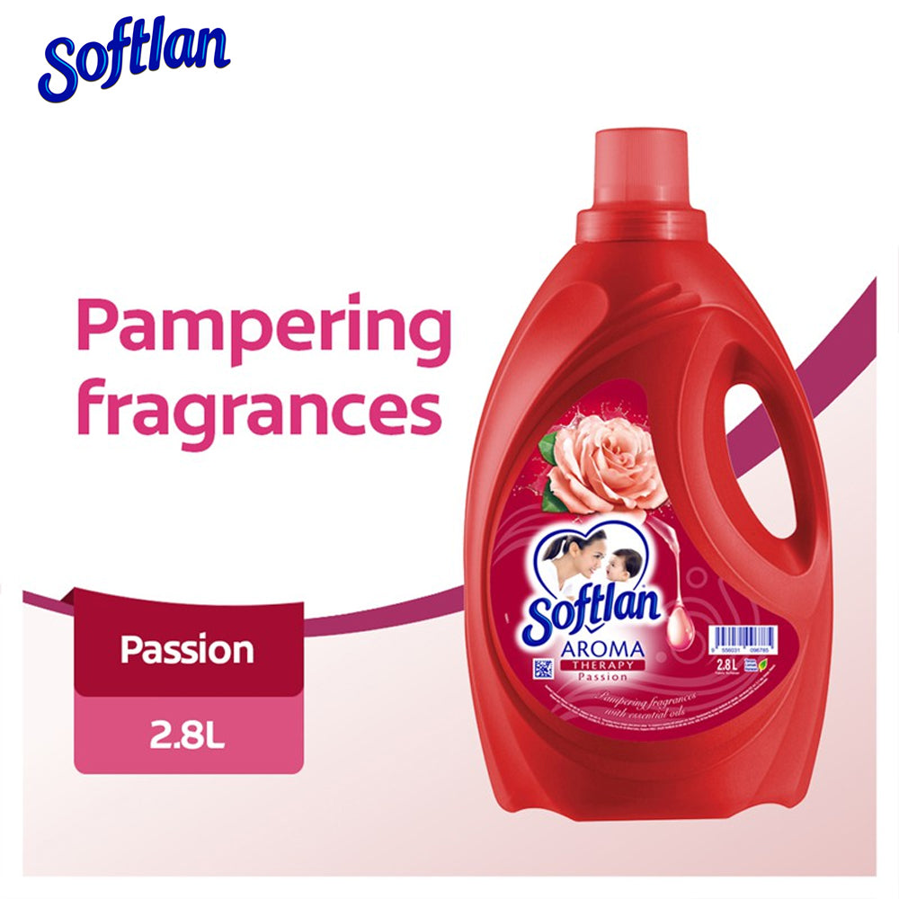 Softlan Aroma Therapy Passion (Red) Fabric Softener 2.8L