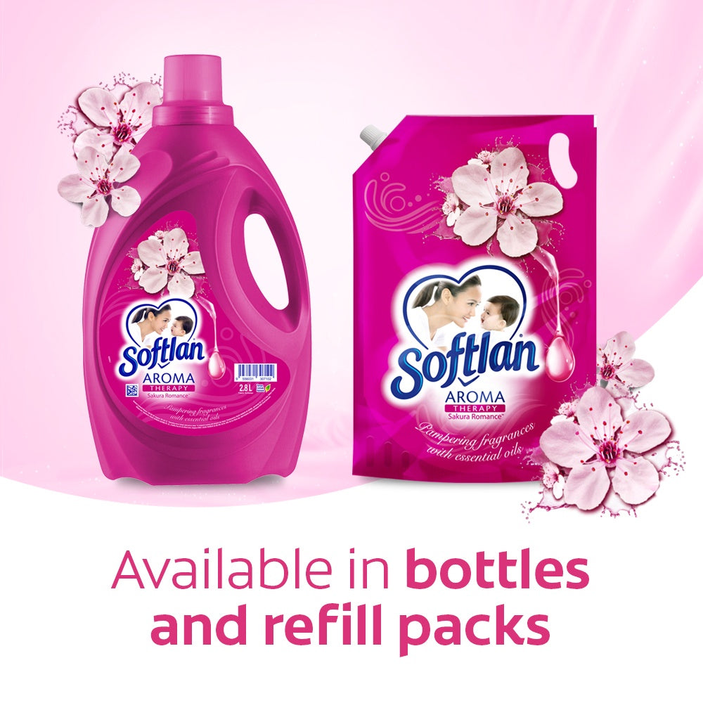Softlan Aroma Therapy Sakura (Pink) Fabric Softener 2.8L – MY00710A