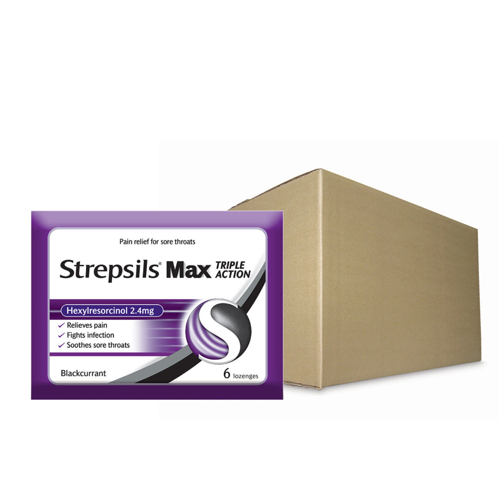 Strepsils Max 6S Throat Soothing Lozenges