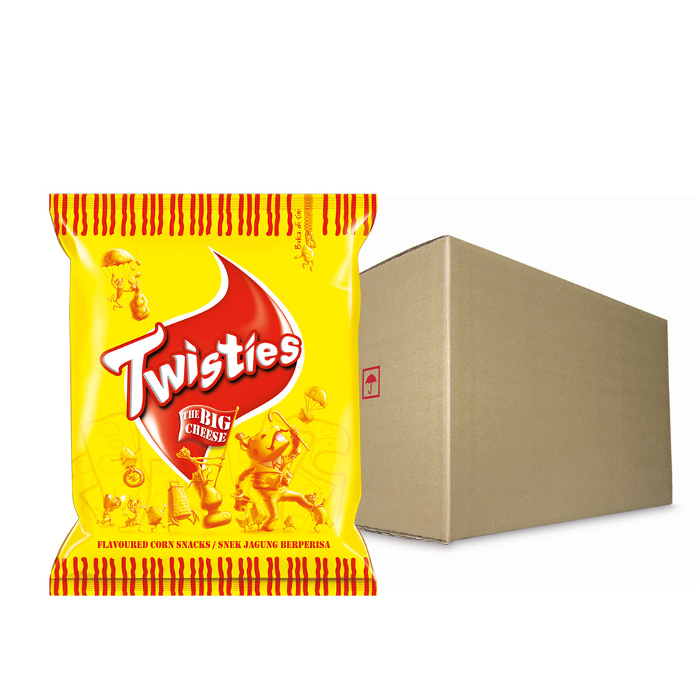 Twisties Flavoured Corn Snacks Cheeky Cheddar Cheese Flavour 13G