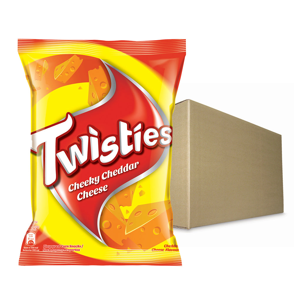 Twisties Flavoured Corn Snacks Cheeky Cheddar Cheese Flavour 60g – 4258830