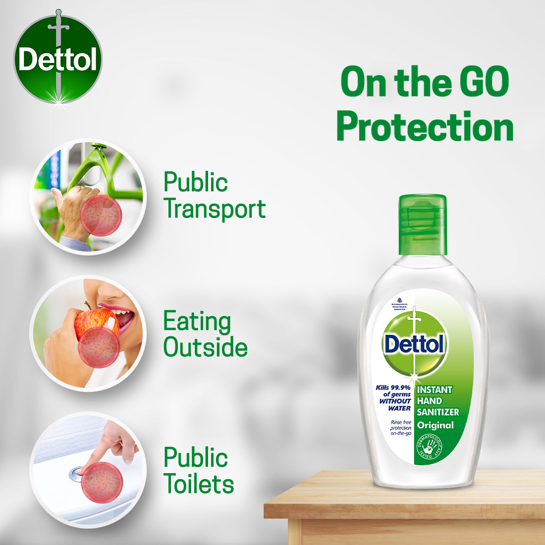 DETTOL HAND SANITIZER ORIGINAL 50ML