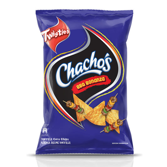 Twisties Chacho’s BBQ Bonanza Tortilla Corn Chips 160g