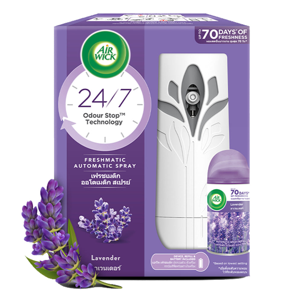 Air Wick Life Scents Air Freshener Freshmatic Lavender Automatic Spray Starter Kit