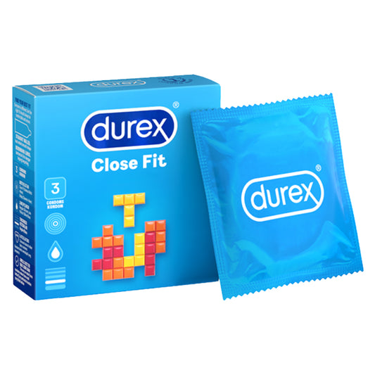 Durex Close Fit Condoms 3’s [For man] Basic, Small size 49mm (Safety & Protection)