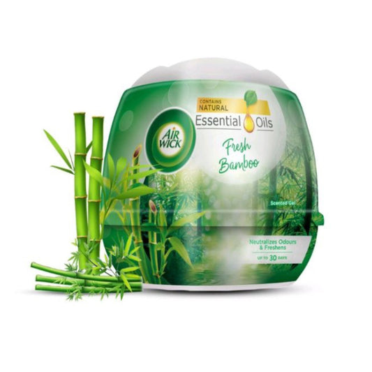 Air Wick Gel Cone Aromatic Scented Air Freshener Fresh Bamboo 180g