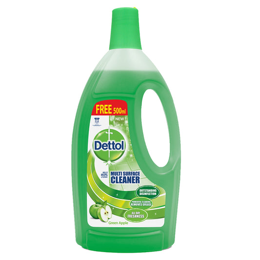 Dettol Multi Action Cleaner Green Apple 1.5Litre