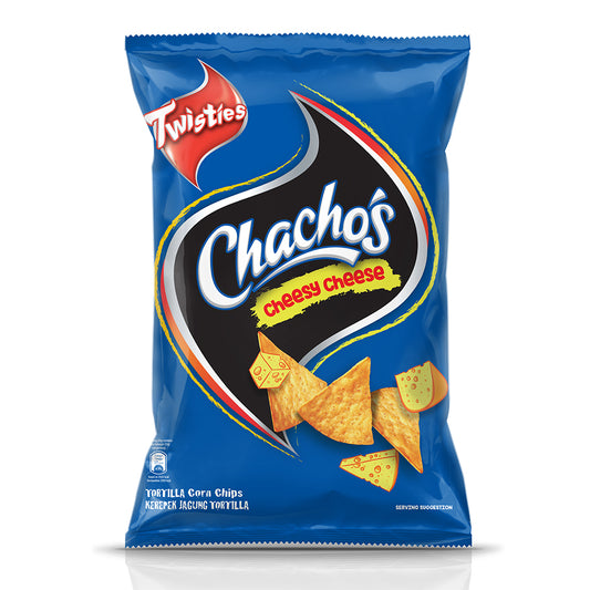 Twisties Chacho’s Cheesy Cheese Tortilla Corn Chips 160g