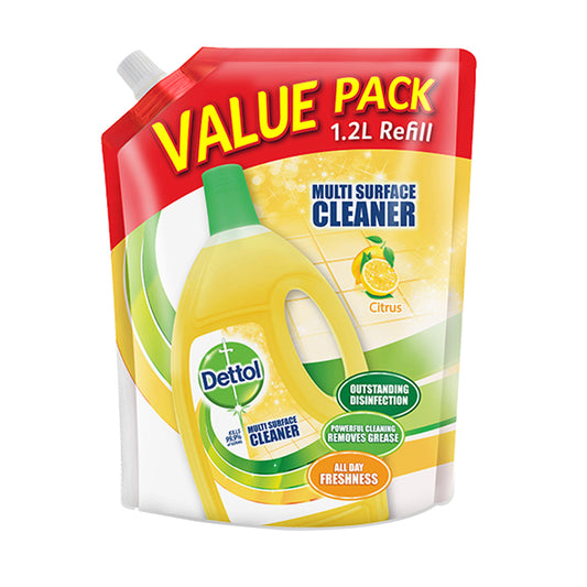 Dettol Multi Action Cleaner Citrus Refill Pouch 1.2 Litre