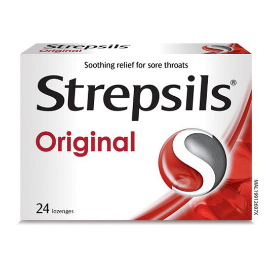 Strepsils Original Regular 24s Throat Relief Lozenges