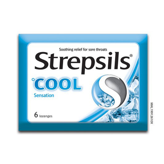 Strepsils Cool 6s Throat Relief Lozenges