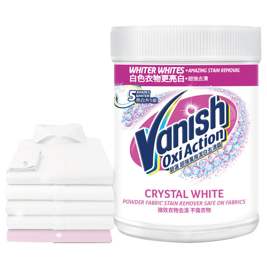 Vanish Fabric Crystal White Stain Remover Laundry Detergent Powder 900g