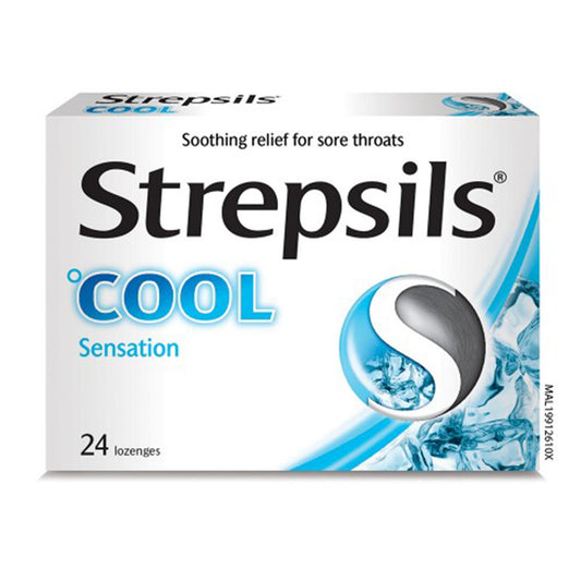 Strepsils Cool 24s Throat Relief Lozenges