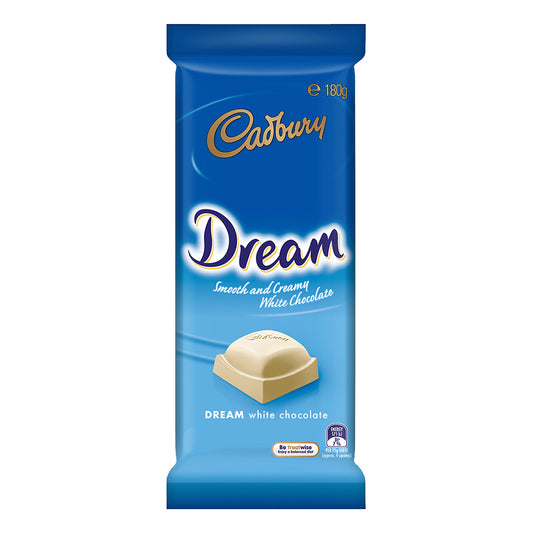 Cadbury Dream Smooth And Creamy White Chocolate 180G (Australian Imported) – 4052817