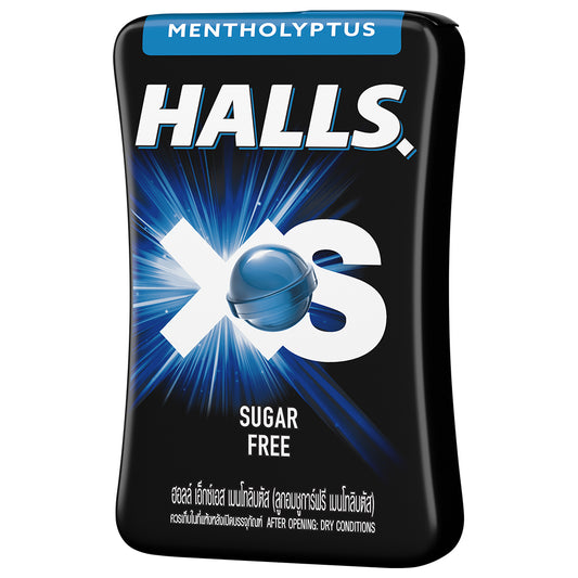Halls XS Mentho-Lyptus Flavored Sugar Free Candy 15G - 4304757