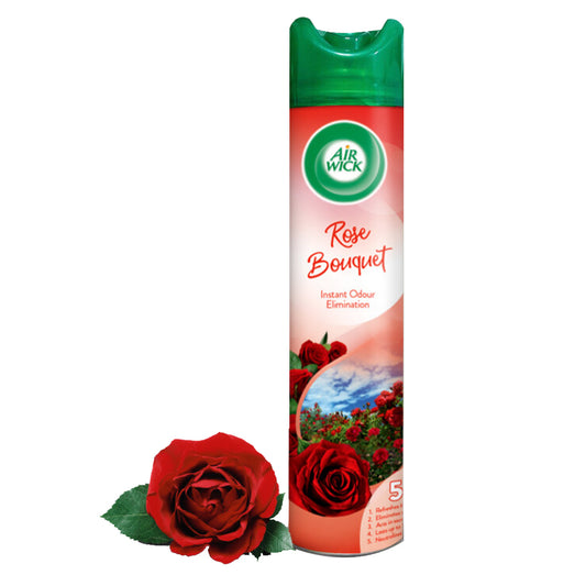 Air Wick 5 in 1 Aerosol 300ML – Rose Bouquet