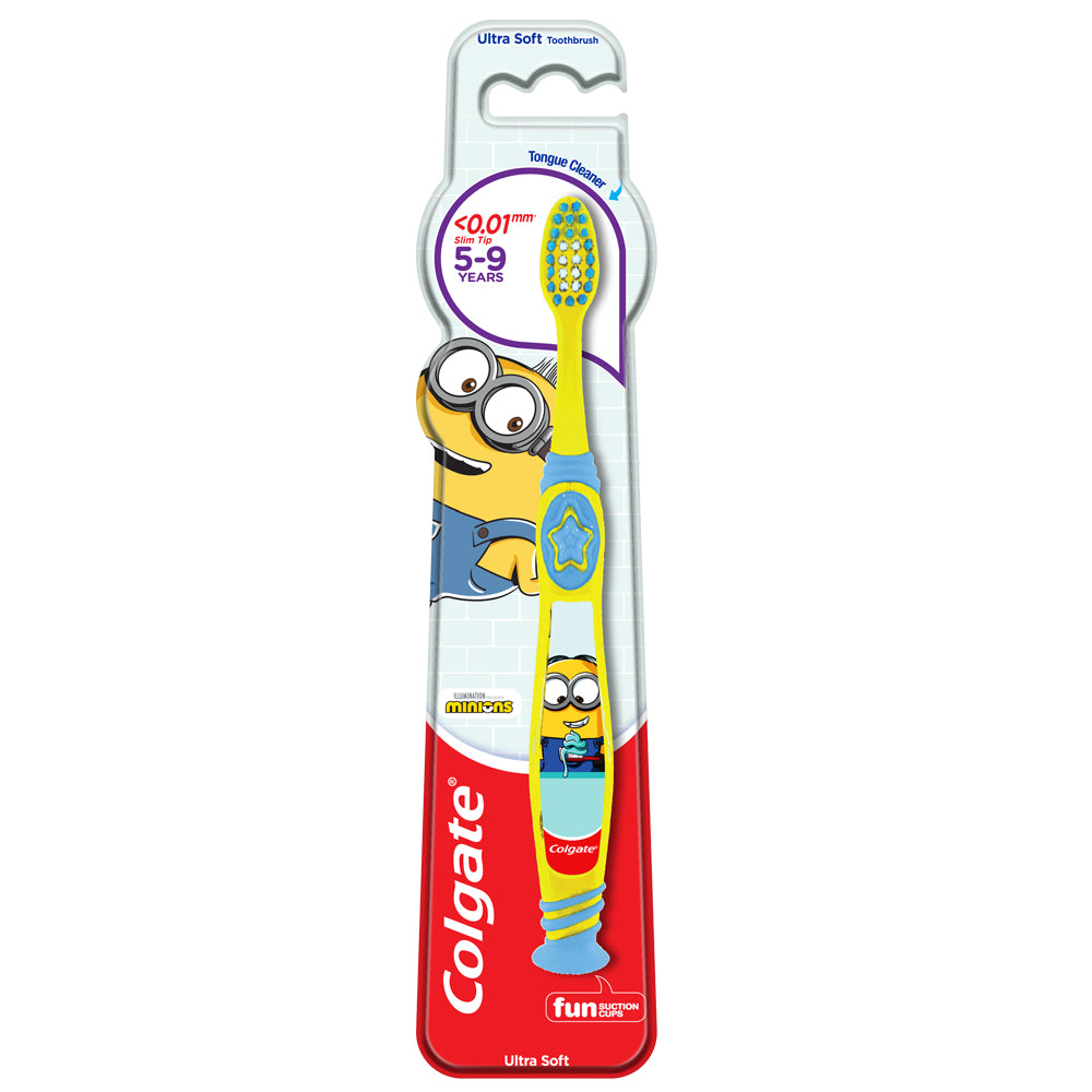Colgate Kids Minion Toothbrush 5-9 Years (Ultra Soft)