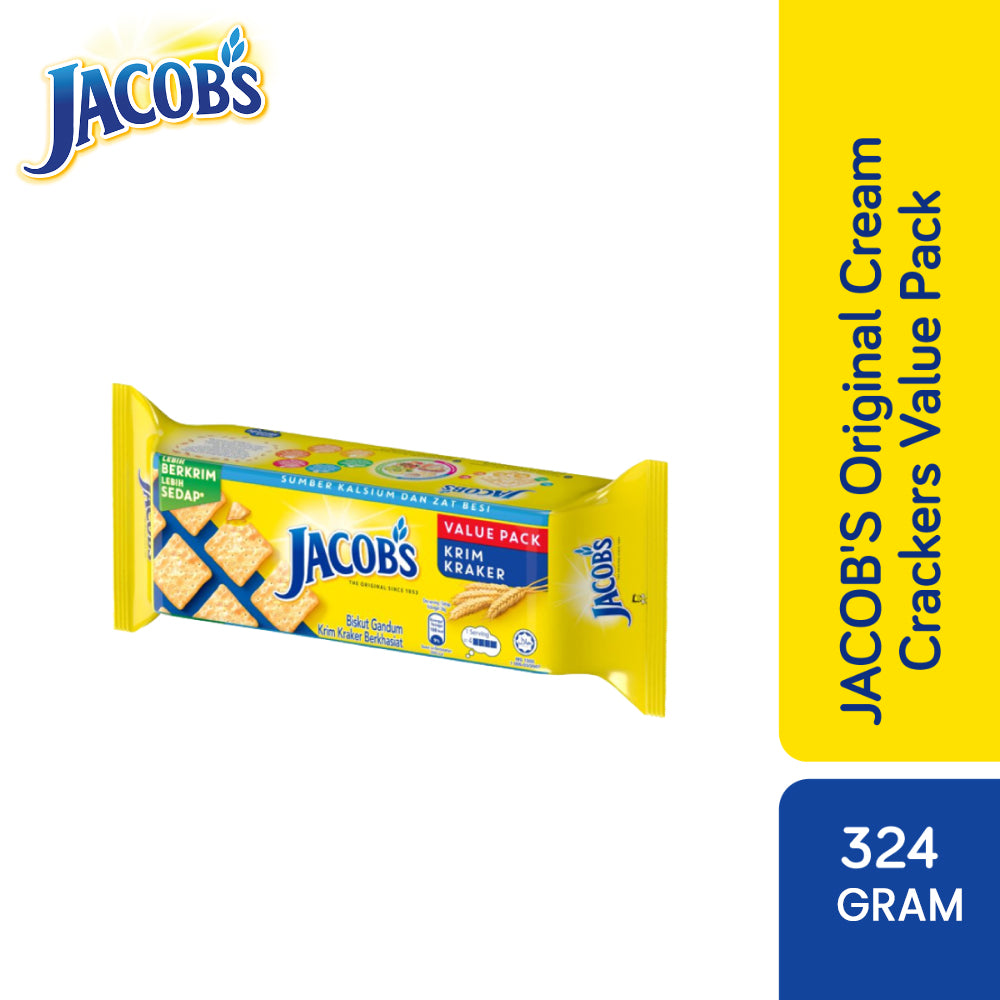 Jacob’s Value Pack Cream Cracker 324g