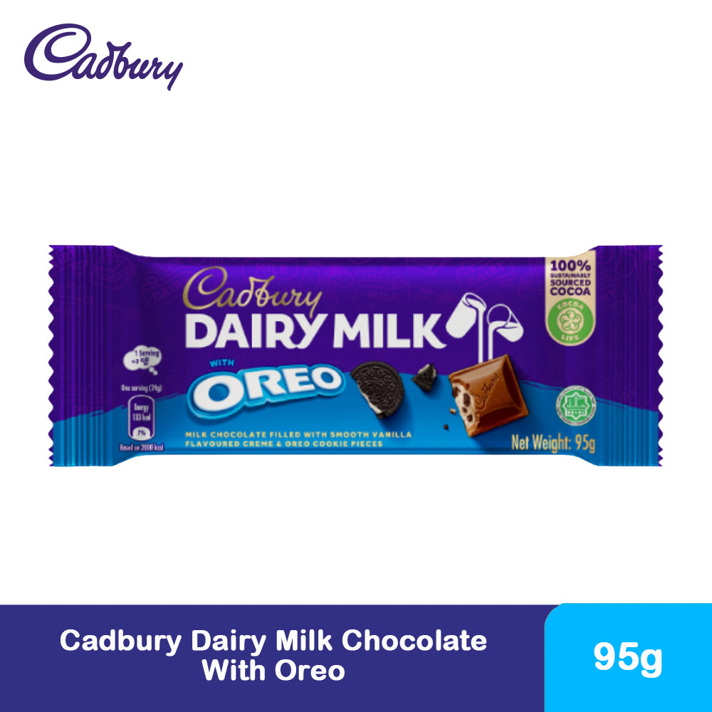 Cadbury Dairy Milk Chocolate Oreo 95g