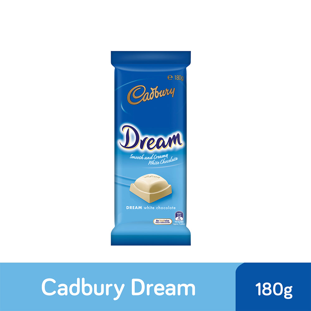 Cadbury Dream Smooth And Creamy White Chocolate 180G (Australian Imported) – 4052817