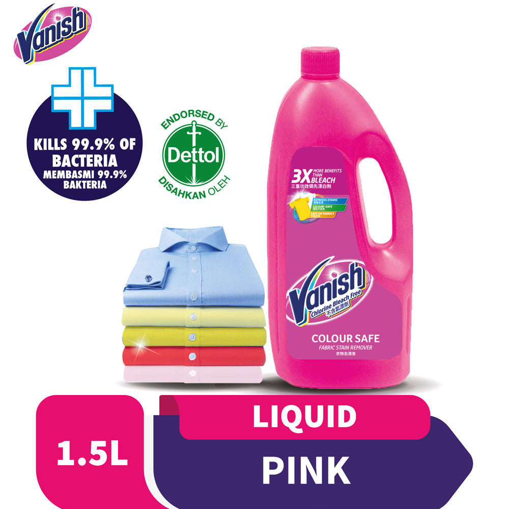 Vanish Fabric Stain Remover Laundry Detergent Liquid 1.5L