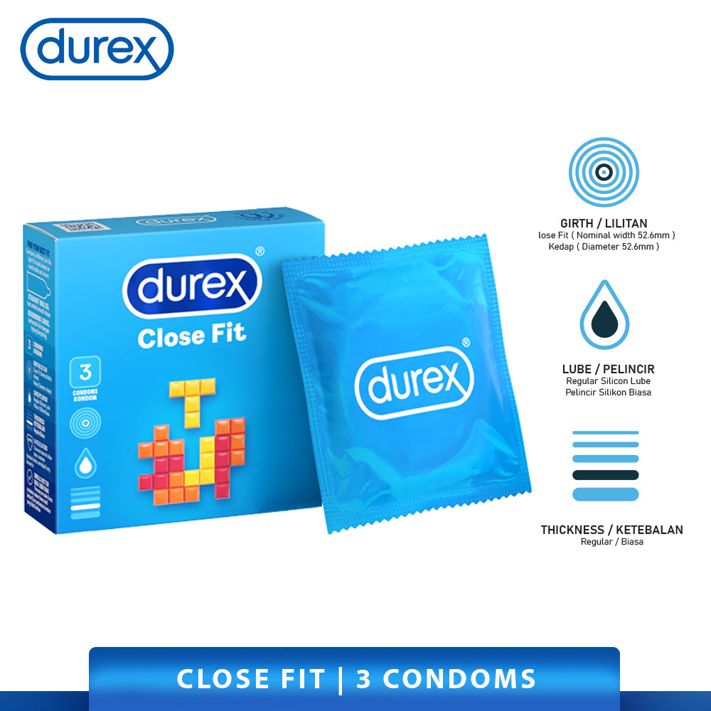 杜蕾斯紧身避孕套 3 片 [男用] 基本款，小号 49 毫米（安全与保护） 