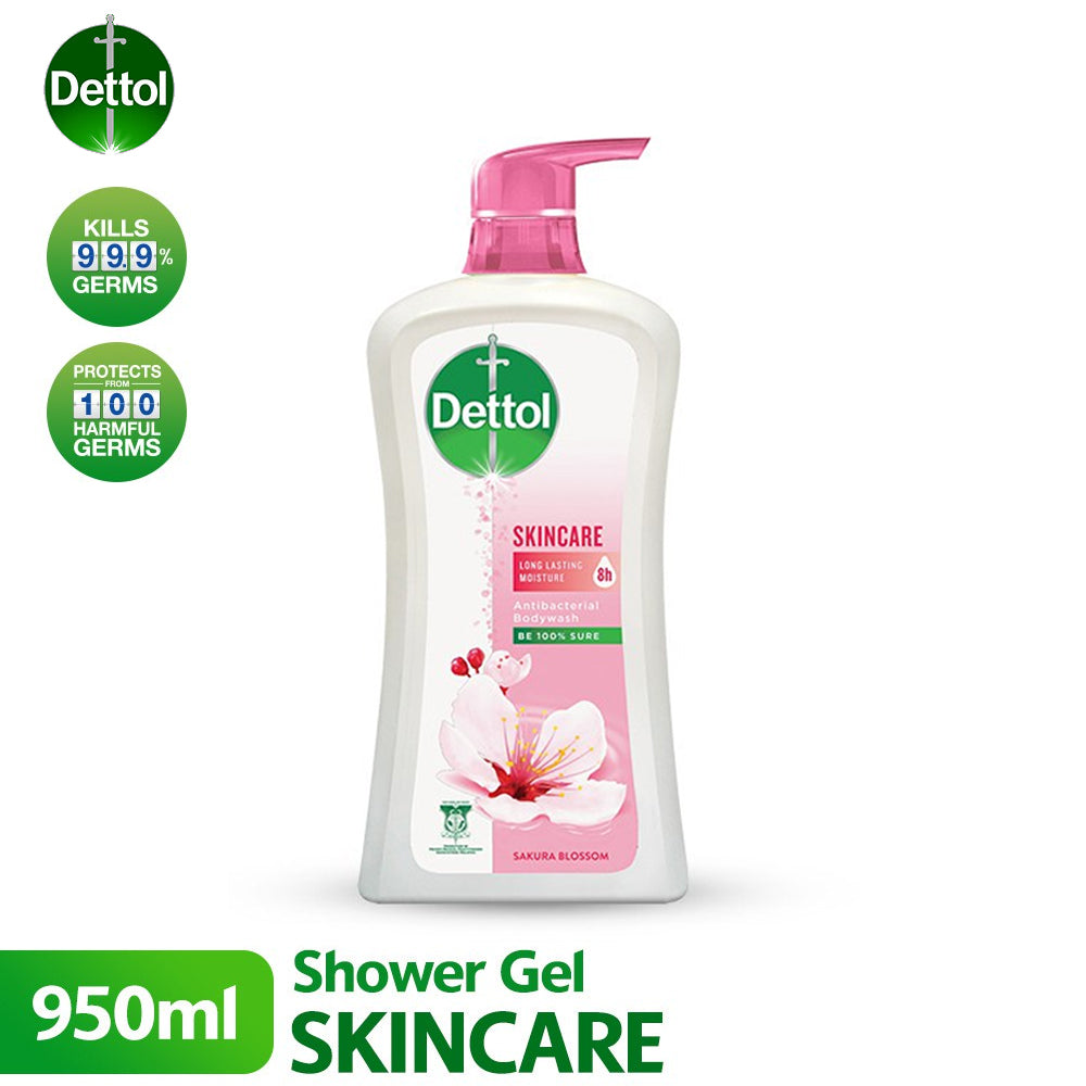 Dettol Shower Gel Antibacterial Body Wash Skincare 950ml