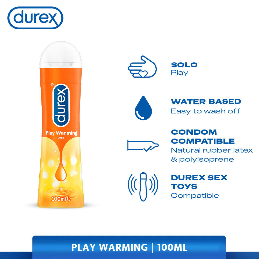 杜蕾斯 Play 温热润滑剂 100ml [男女适用] 