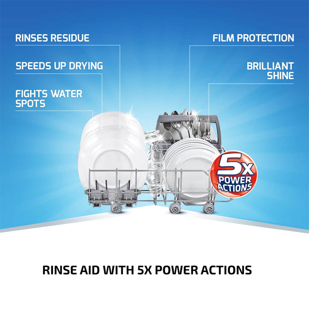 Finish Rinse Aid Shine & Dry Dishwasher Cleaning 500ml