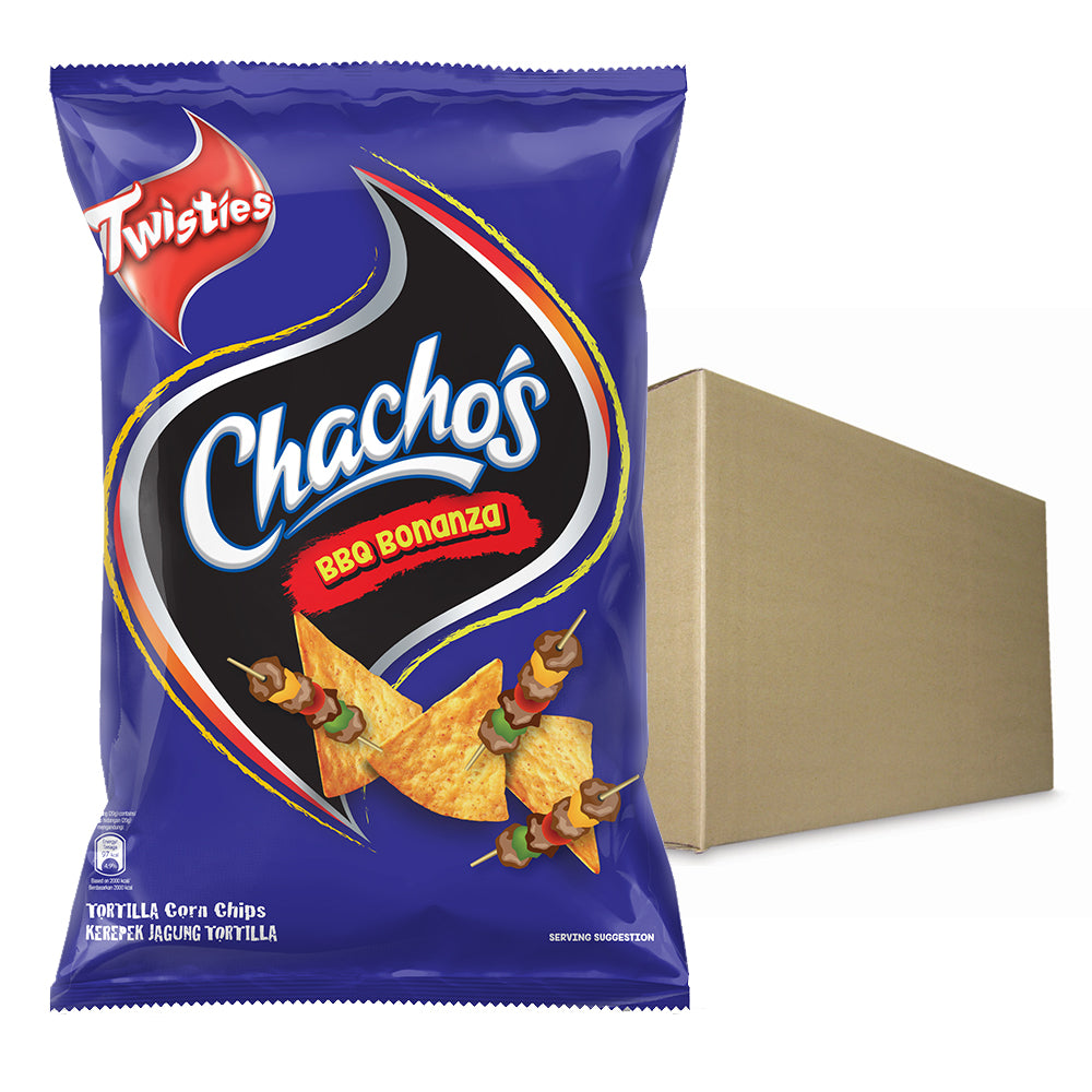 Twisties Chacho’s BBQ Bonanza Tortilla Corn Chips 160g