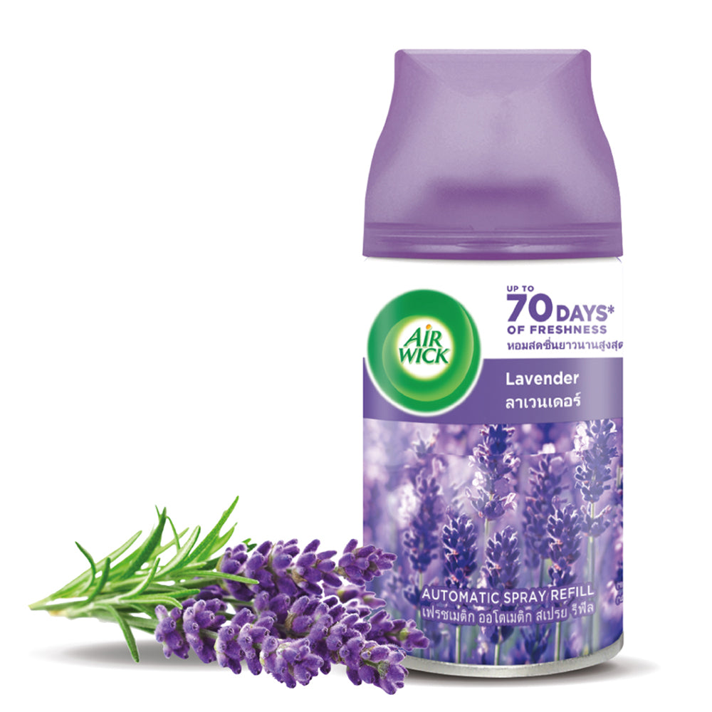 Air Wick Automatic Air Freshener Spray Refill Lavender 250ml x 3 [Value Pack]