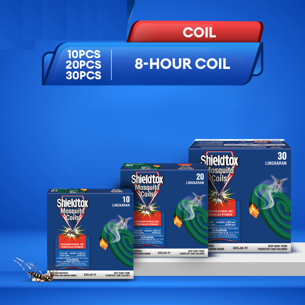 Shieldtox 8 hours Mosquito Coil 10s