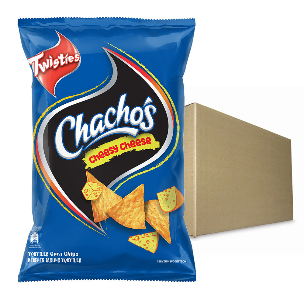 Twisties Chacho’s Cheesy Cheese Tortilla Corn Chips 160g