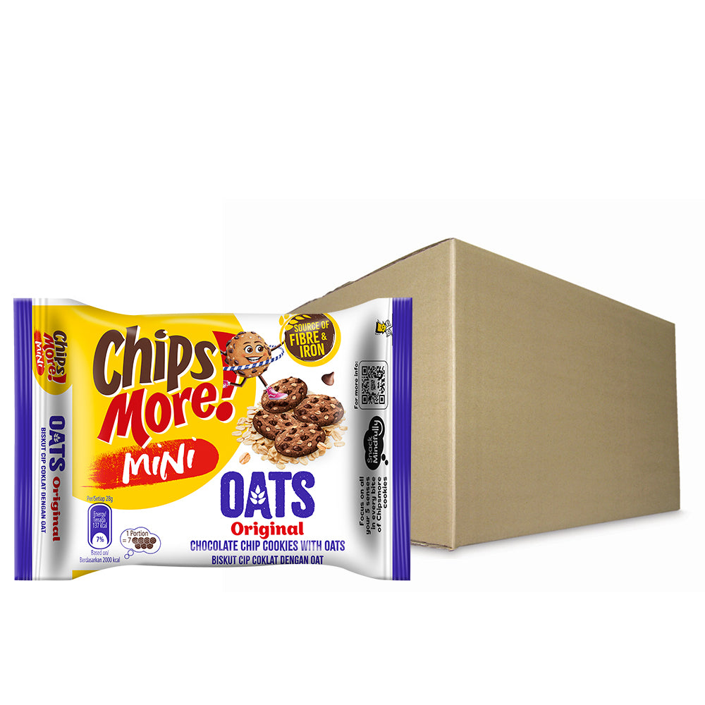 ChipsMore! Mini Oats Original Chocolate Chip Cookies 80g – 4264828