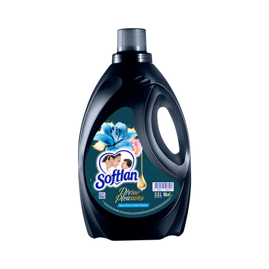Softlan Divine Pleasures Aqua Lilies & Sweet Peonies Fabric Softener 2.5L