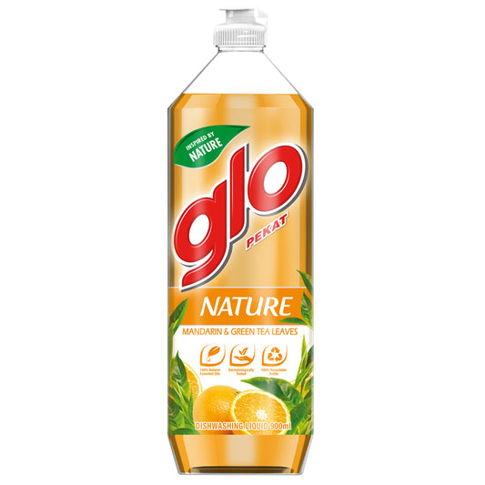 Glo Nature Mandarin & Green Tea Leaves Dishwashing Liquid 900ml – 61001988