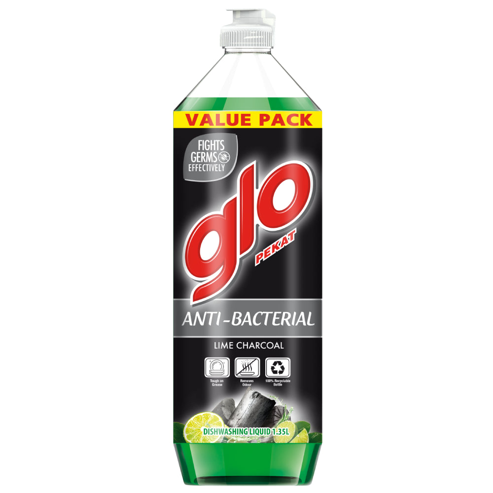 Glo Active 泡沫青柠木炭洗洁精 1.35L – 1120666 