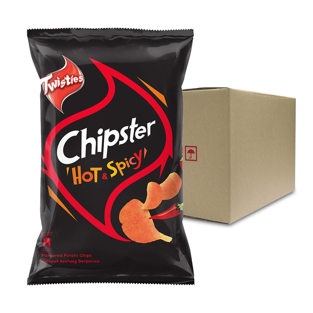 Twisties Chipster Hot & Spicy Flavoured Potato Chips 130g