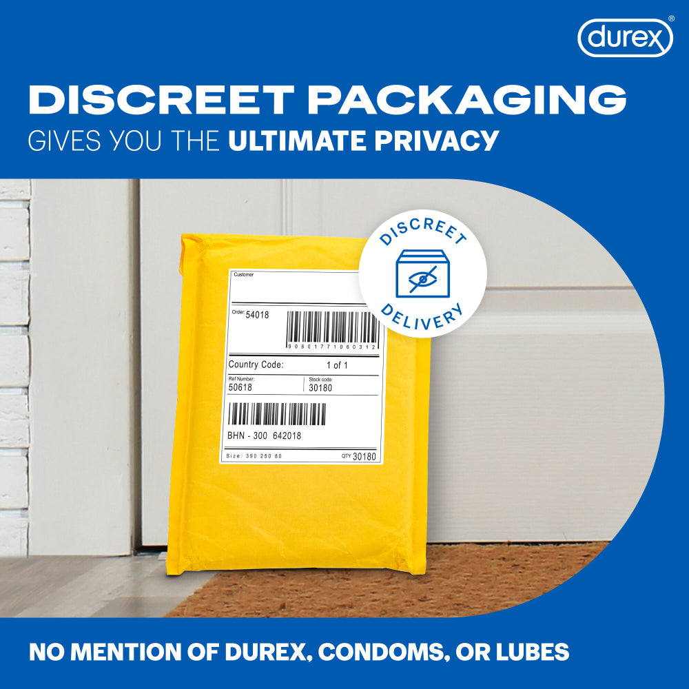 Durex Invisible Extra Lubricated Condoms 10’s [For man] Thinnest Extra Lubricant, Regular size 52mm (Safety & Protection)