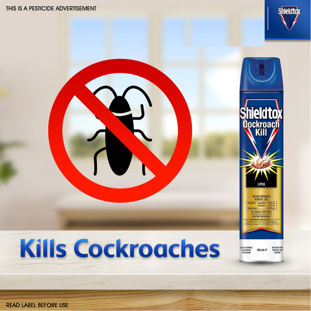 Shieldtox Cockroach Kill Aerosol 570ml